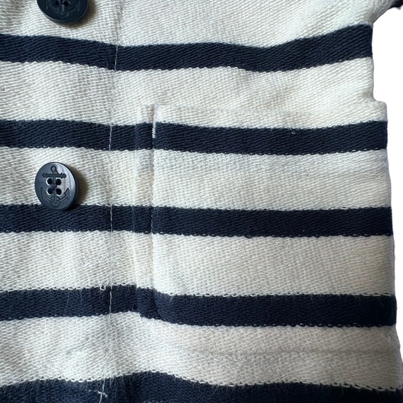 Baby GAP Stripe Button Up Jacket with Hood Size 3-6 Months - Picture 8 of 11
